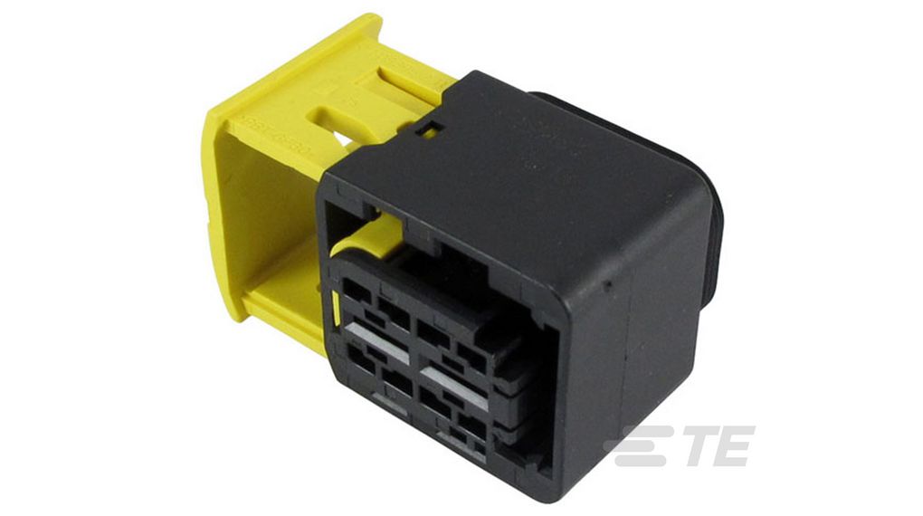 Heavy Duty Sealed Connector 2POS AMP MCP6.3/4.8K REC HSG A, 5 ST